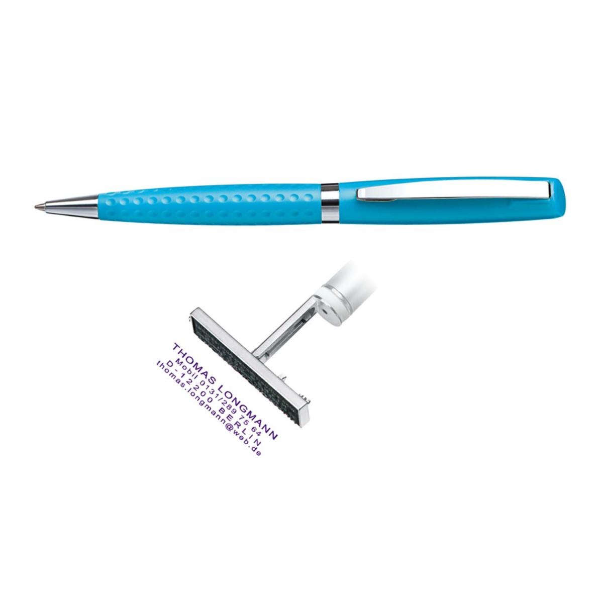 HERI | Stempelkugelschreiber Classic G Light (6430M) hellblau